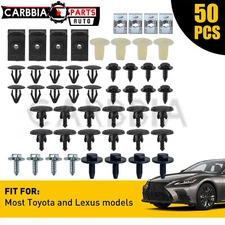 50X For Toyota Lexus Under Engine Cover Clips Underbody Mudguard Shield Screws