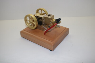 Mini M17 Model Brass Horizontal Gasoline Engine Complete Engine Water Cooling