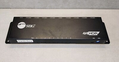 SIIG 1x8 Hdmi 2.0 HDR Splitter Distribution Amplifier EDID CE-H23D11-S1