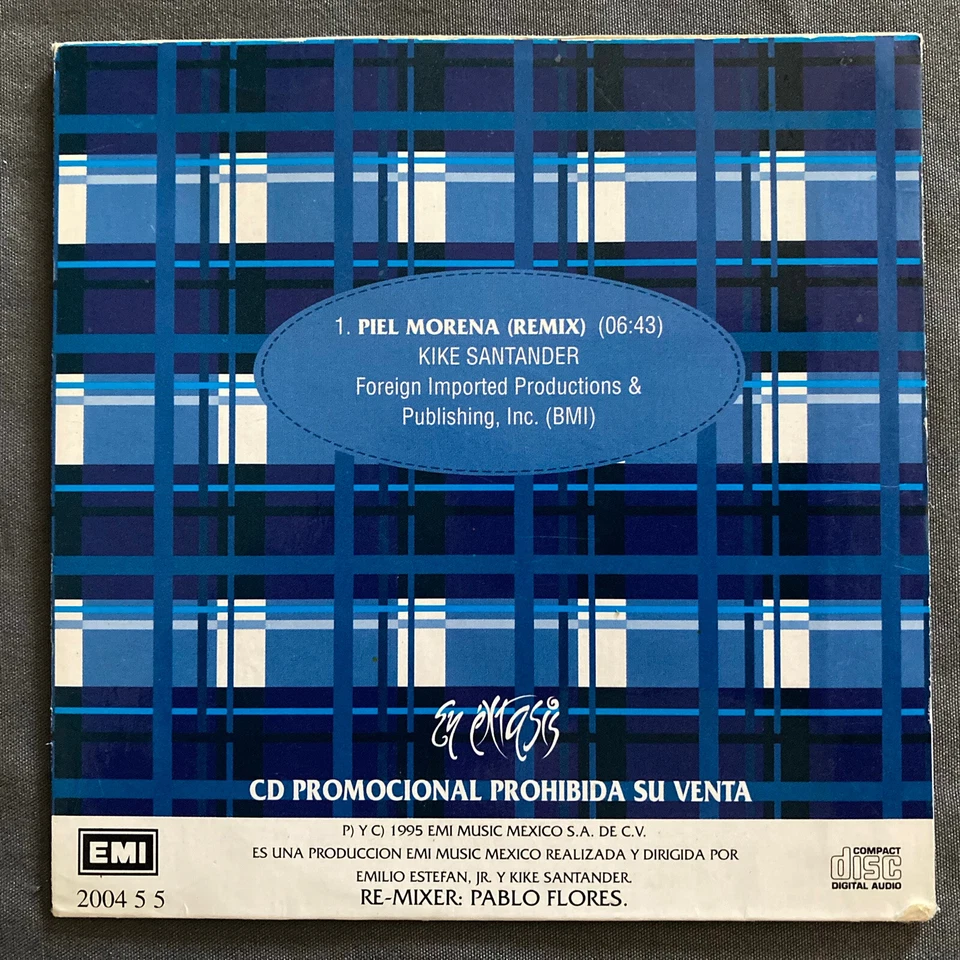 THALIA - En Extasis & En Extasis Remix Single CD’s  1995 Mexico MEGA RARE - Image 4 of 4