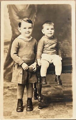 RPPC Pottsville Pennsylvania Billie Moore James Moore Real Photo Postcard 1933