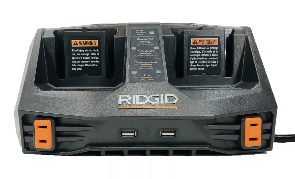 Ridgid 18 volt battery and charger sales
