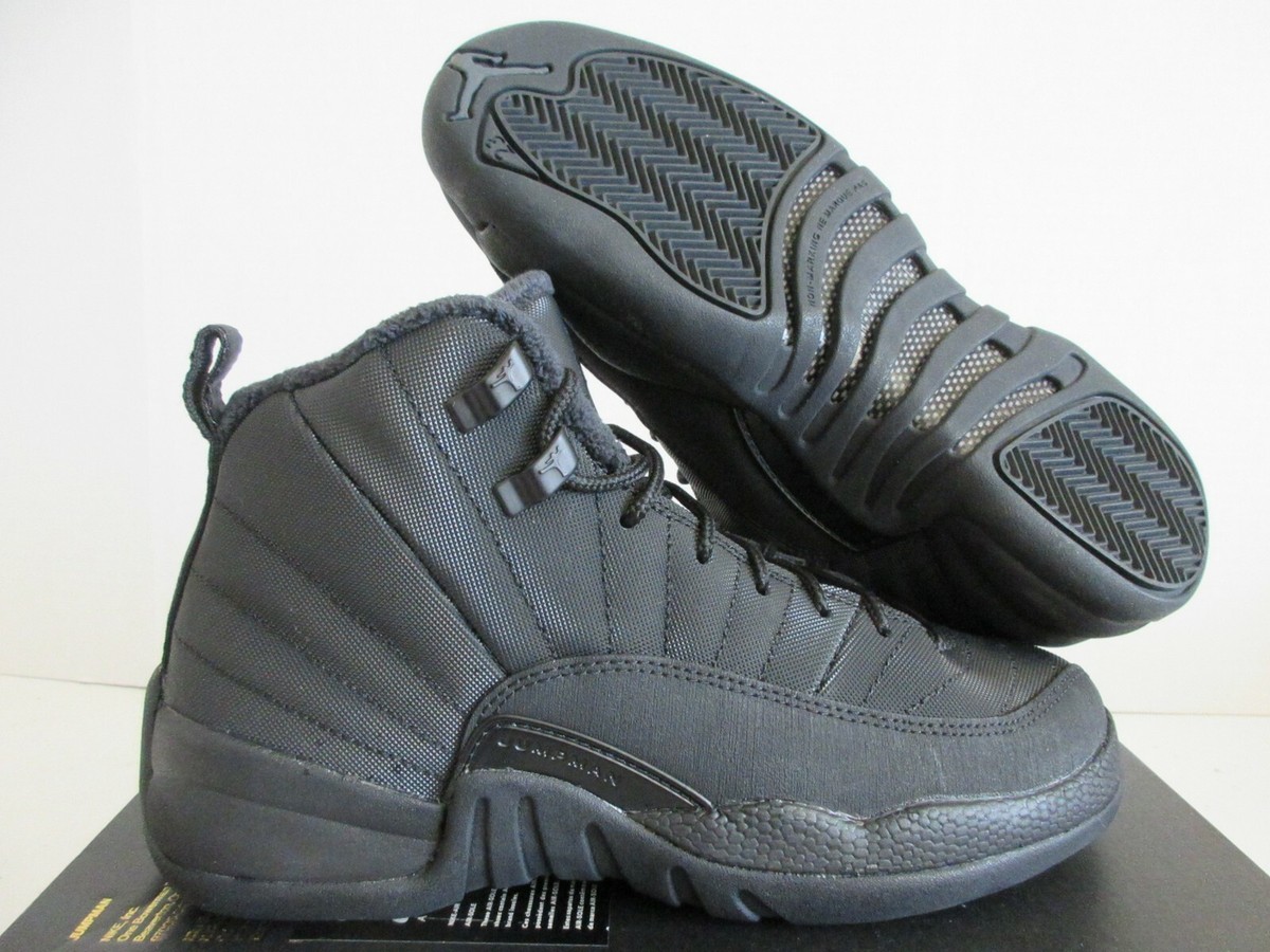 Nike Air Jordan 12 Retro Winter (Gs) All Black Sz 6Y-Womens Nike Air Jordan 12 Retro Winter (Gs) All Black Sz 6Y-Womens