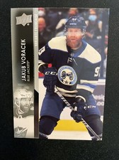 21-22 UD Extended Series Hockey French Parallel Variant 554 Jakub Voracek