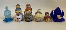 Disney TSUM TSUM Frozen Lot 11 Vinyl Figures  chairs Elsa Anna Hans Olaf Sven