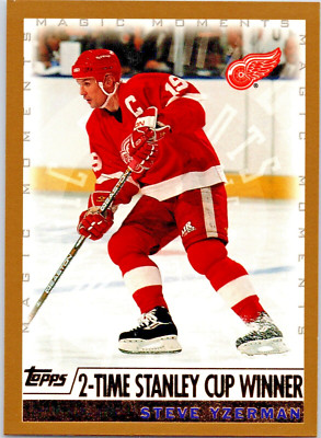 1999-00 Topps-''Magic Moments'' Steve Yzerman( 2-Time Stanley Cup Winner ) DET(B) 