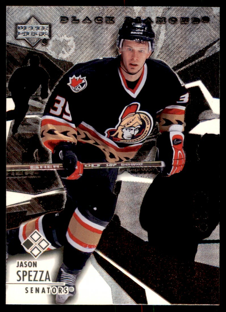 2003-04 Upper Deck Black Diamond #28 Jason Spezza 89LpMj