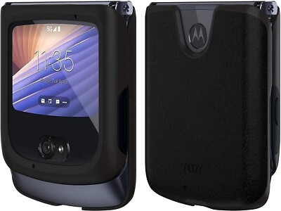 QINOUK Custodia Per Motorola Razr 40 Ultra, [Antigraffio] Ultra Sottile E PC Protezione Case Custodia, Cover Per Motorola Razr 40 Ultra-Verde - Foto 2