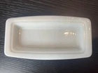 Pyrex Vintage White Milk Glass Butter Dish Bottom Base ONLY Replacement Piece
