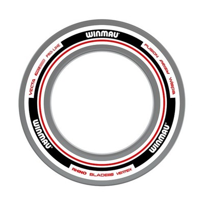 Winmau Surround Advance white/red 4453 | Catchring für Dartscheibe Dartboard
