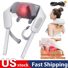 6D shiatsu Neck and Shoulder Massager Shiatsu Back Massager for Pain Relief GIFT