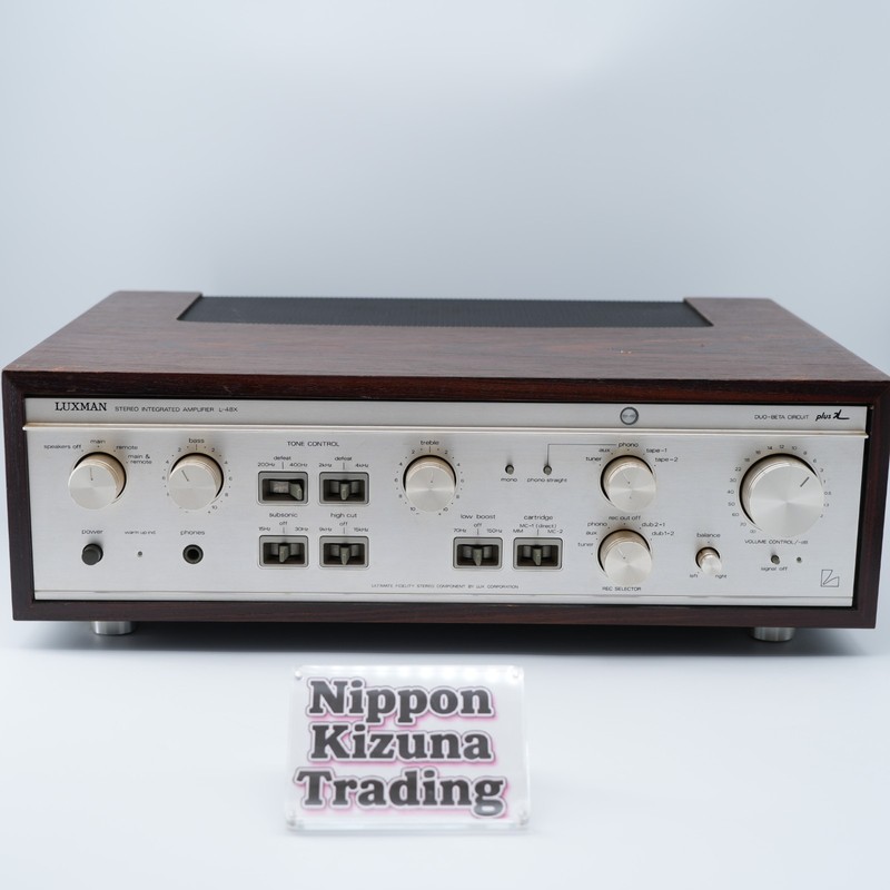 Luxman L-48X Integrated Amplifier Vintage Hi-Fi Stereo Phono 80W Tested Working
