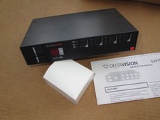 DeltaVision S4P 4 Camera Looping Switcher CCTV Video BNC Black Navigator Unit