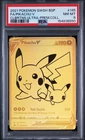 PSA 8 2021 POKEMON SWSH BSP #145 FA/PIKACHU V CLBRTNS.ULTRA-PREM.COLL.