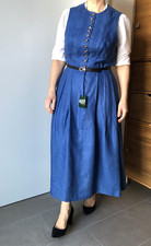 Leinen Dirndl von "Tostmann Trachten",  Vintage,  Gr.38-40, neu, made in Austria