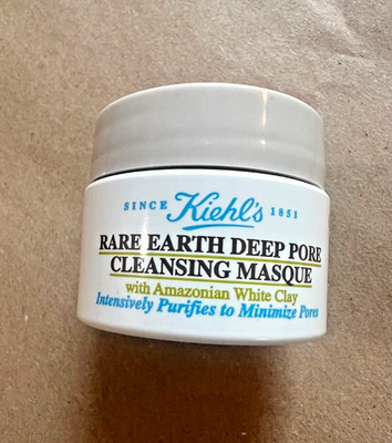 KIEHL'S Rare Earth Deep Pore Cleansing Masque Amazonian Clay 0.5 fl oz / 14 ml