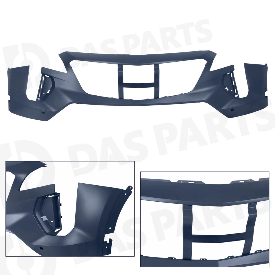 For 2019-2023 Cadillac XT4 Primed Front Bumper Cover W/Sensor Holes W/Brackets Foto 3 de 4