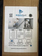 KiddieRail Adjustable Child Toddler Stair Handrail Safety Rail White New