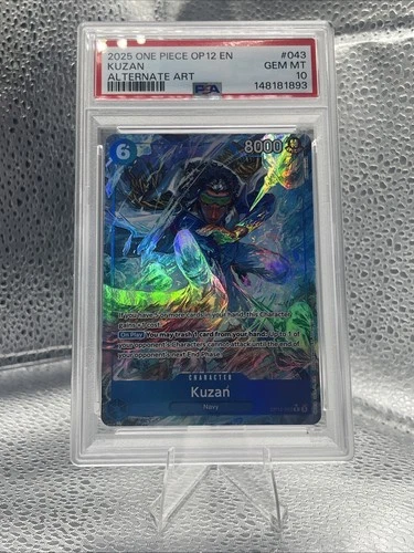 One Piece Kuzan Alternate Art Op12-043 Psa 10