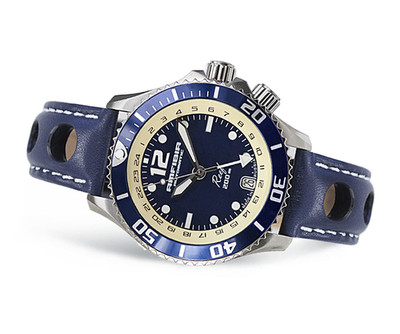 Neu Vostok Amfibia Automatic Reef GMT 080480 blau / Amphibia GMT blue