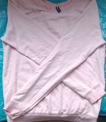 FB Sister Damen Feinstrickpullover rosa S Baumwolle Polyester Langarm Rundhals