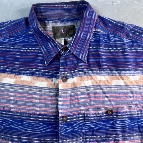The Territory Ahead Shirt Mens XL Geometric Aztec Southwestern Button Up Woven - Picture 1 of 8