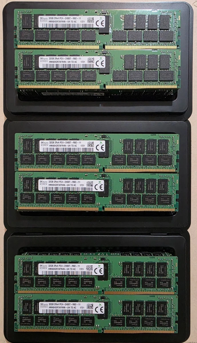 PC4-19200 (DDR4-2400) Bus Speed Server RAM 32 GB Capacity per