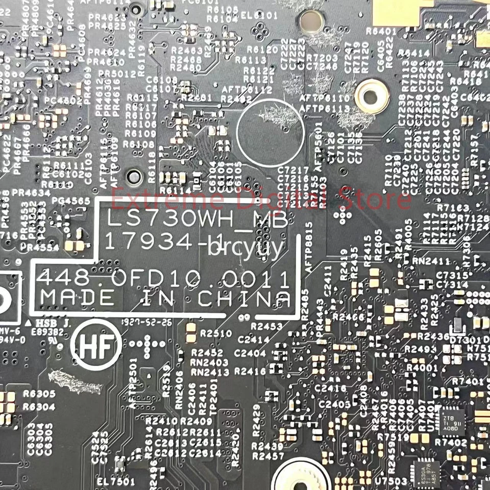 17934-1 For Lenovo Yoga S730/730S-13IWL motherboard with CPU I5 I7 RAM 8G/16G - Image 4 of 4