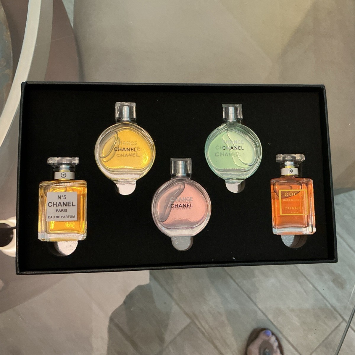 CHANEL Perfume Miniature Gift Set N°5 Chance Coco Mademoiselle 5