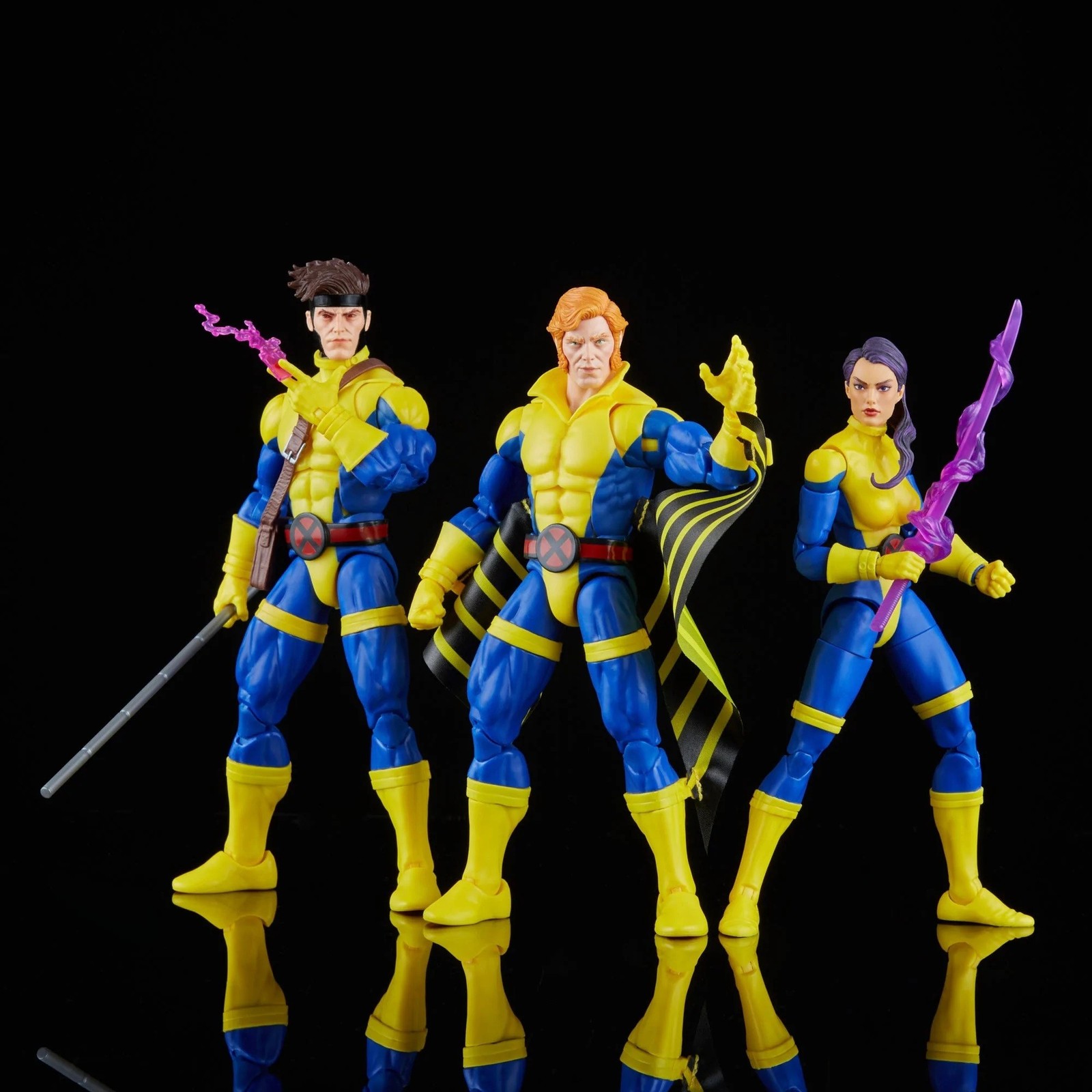 Figurine Marvel Legends 15cm Tri-packs de Collection X-Men avec Accessoires