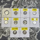 Roosevelt Silver Dime Lot of 10, Some Proof -RDL1