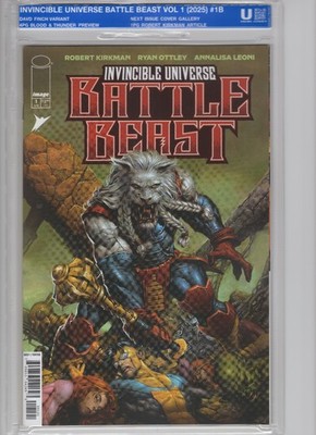 Invincible Universe Battle Beast #1 David Finch Variant 2025 Image Uncirculated