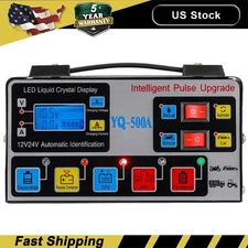 500A Heavy Duty Smart Car Battery Charger 12V 24V Automatic Pulse Repair Trickle