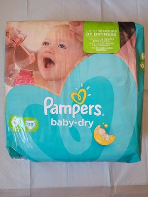 33 Vintage Pampers Baby Dry 6 Windeln Alte Windel 15+ KG Reborn