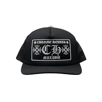 Chrome Hearts Malibu Trucker Hat Black | eBay
