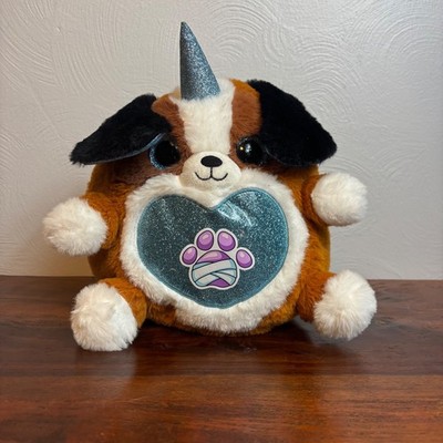 Zuru Rainbocorns Puppycorn Rescue Brown Dog Plush Glitter Horn Wings Paw Print