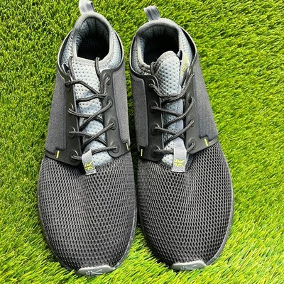 その他 kuru Kuru Atom Mens Size 10.5 Black Gray Athletic Running Walking Shoes
