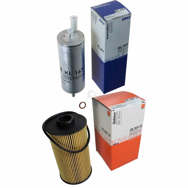 Mahle / Knecht Set Filterpaket Kraftstofffilter KL 167 ÖLfilter OX 152/1D-image