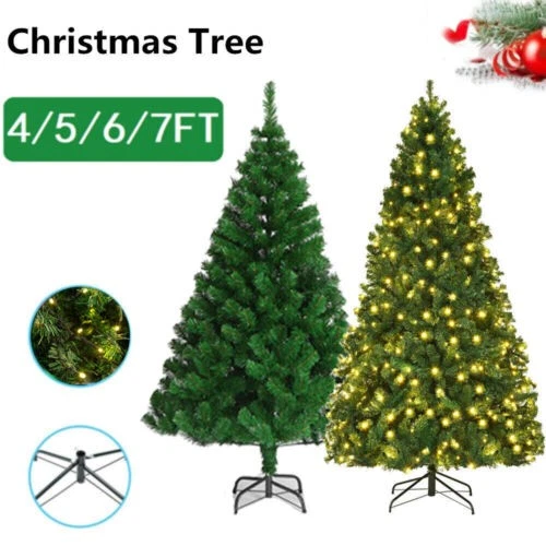 120-210cm Weihnachtsbaum mit LED Künstlicher Tannenbaum Kunstbaum Christbaum - Bild 4 von 4