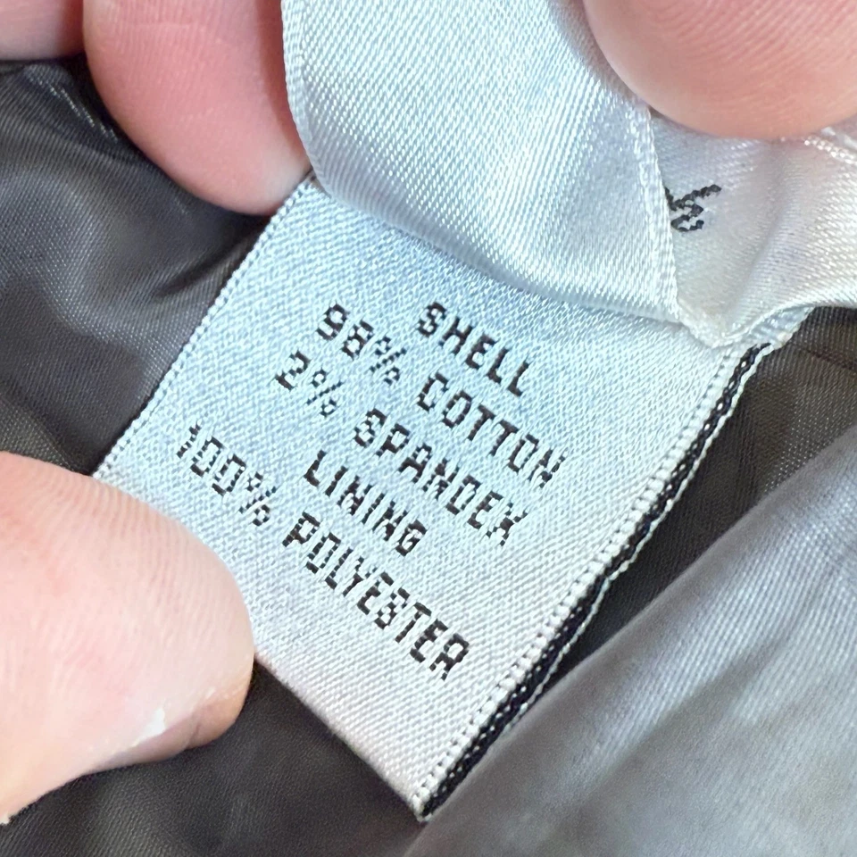 Falda Talbots 8 Terciopelo Estampado Cebra Lápiz Elástico Mezcla Algodón Carrera Oficina Foto 4 de 4