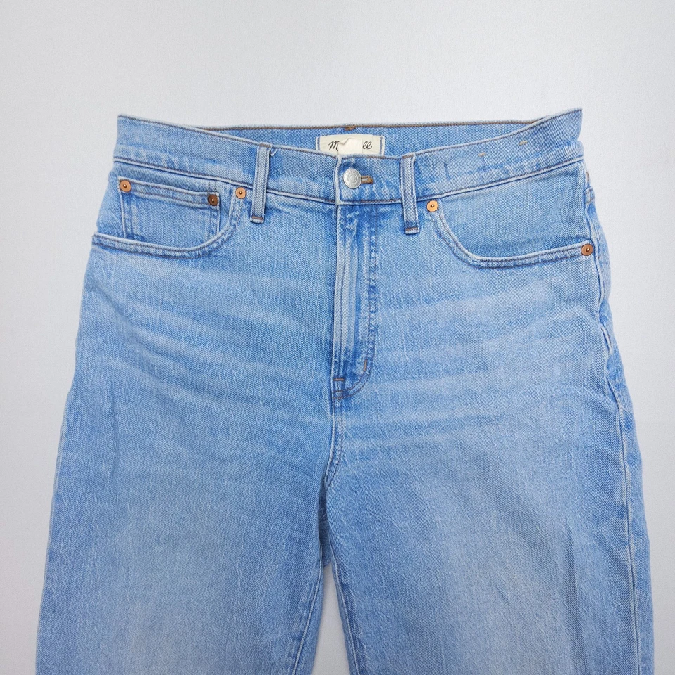 Madewell The Perfect Vintage Wide Leg Crop Jeans Size 29 T Blue 29" Inseam - Image 3 of 4