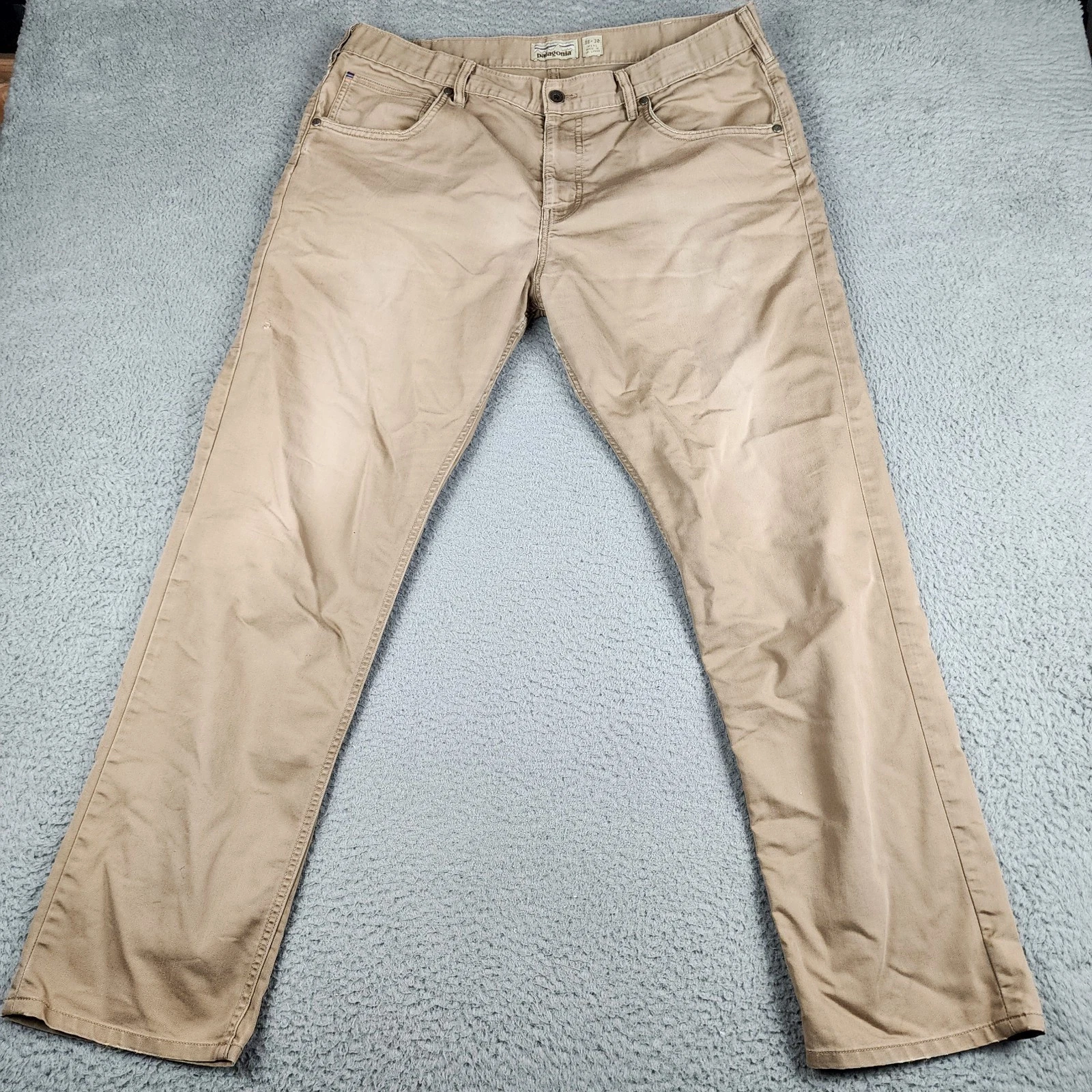 Patagonia Pants Mens 38x30 Tan Brown Iron Clad Outdoors Hiking Fishing