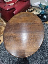 Vintage Antique Brown Wooden Gate Leg Drop Leaf Dining Table