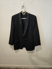 Men's After Six Vintage Black Tuxedo Blazer Jacket Size 40