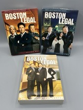 Boston Legal Seasons 1, 2, 3 DVD Complete Sets - Great Condition
