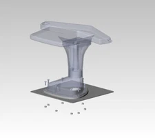 King Controls JACK Antenna Off-Air Digital HDTV Replacement Mounting Plate MB810