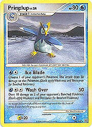 Pokemon Diamond and Pearl Majestic Dawn- Prinplup (Uncommon) Card 44/100
