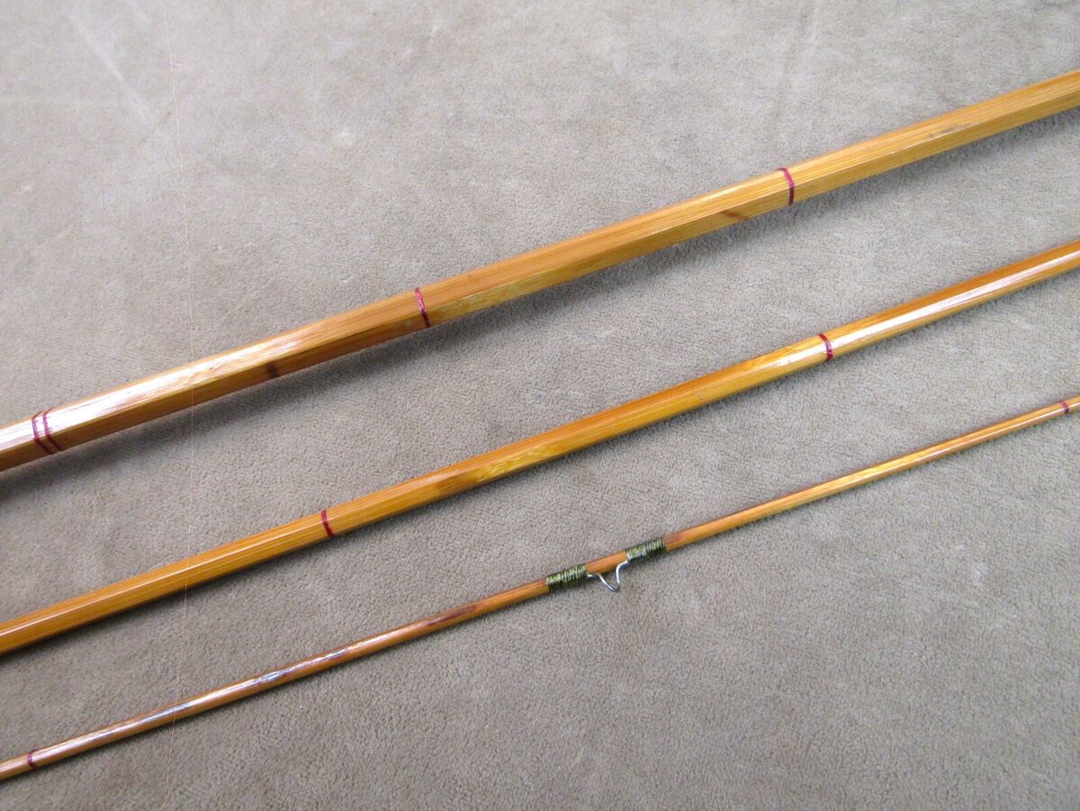 VERY NICE! VINTAGE SUNLIGHT N.K.K. SPLIT BAMBOO FLY FISHING VERY NICE! VINTAGE SUNLIGHT N.K.K. SPLIT BAMBOO FLY FISHING