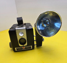 Vintage Kodak Brownie Hawkeye Camera With Flash