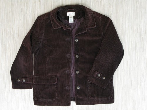 Ll Bean Marrón Pana Abrigo Petite para Mujer Talla M botonadura delantera  informal chaqueta | eBay